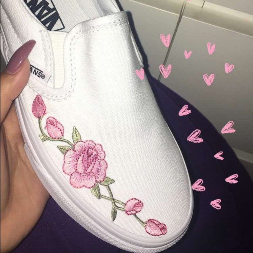 custom embroidered vans